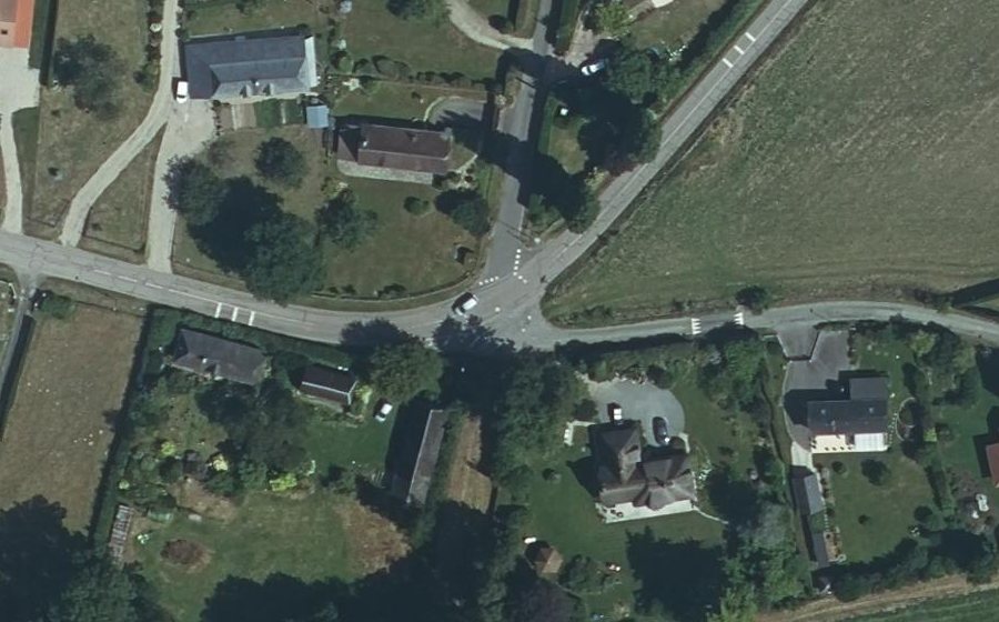 Vue aérienne du Mini-giratoire n°951371921