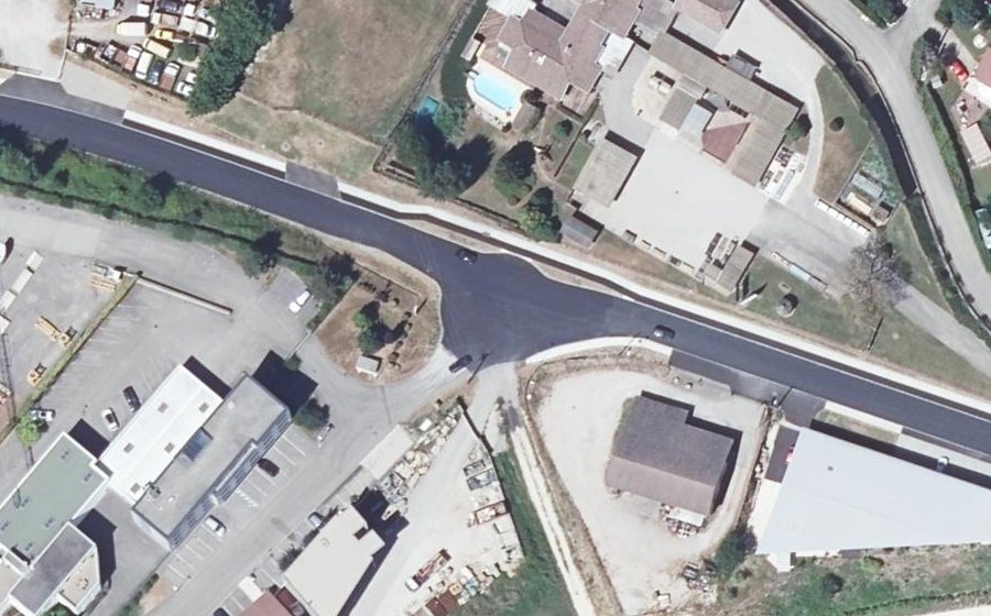 Vue aérienne du Mini-giratoire n°951395250