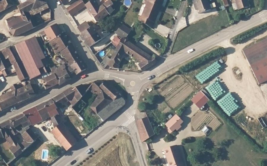 Vue aérienne du Mini-giratoire n°951533801