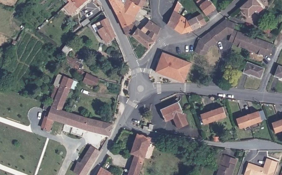 Vue aérienne du Mini-giratoire n°952477859