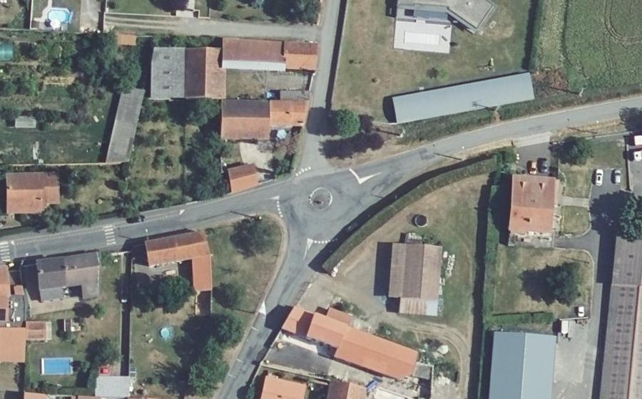 Vue aérienne du Mini-giratoire n°954628897