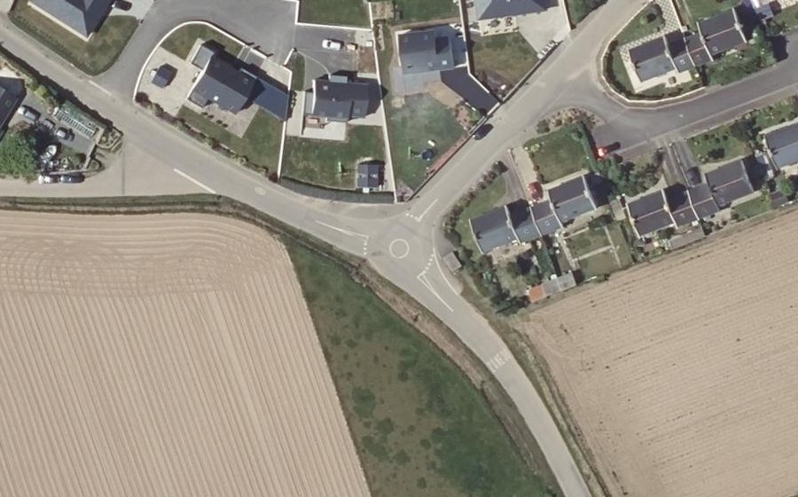 Vue aérienne du Mini-giratoire n°961593598