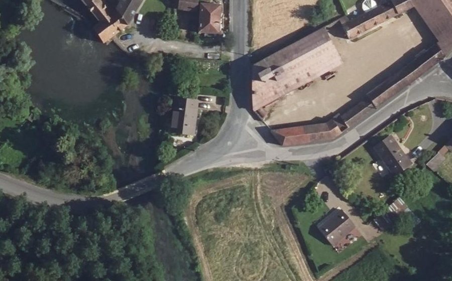 Vue aérienne du Mini-giratoire n°963490872