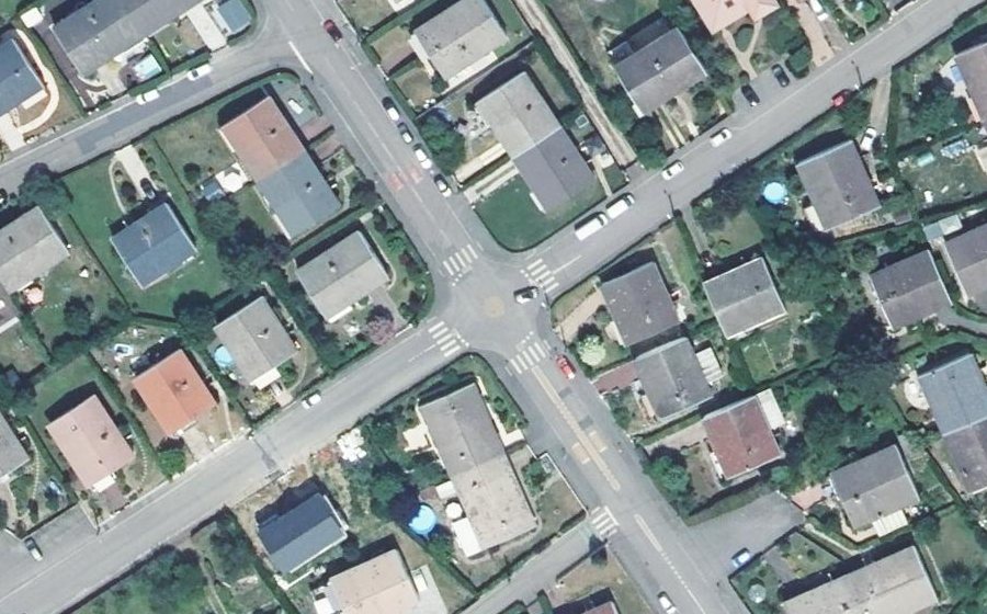 Vue aérienne du Mini-giratoire n°966294298