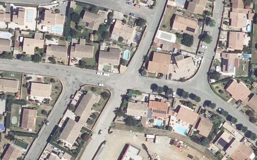 Vue aérienne du Mini-giratoire n°969961787