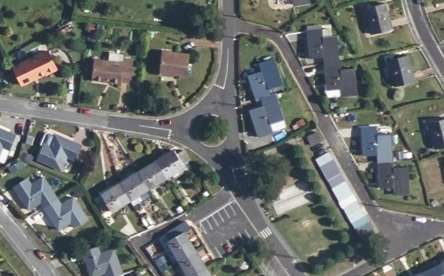 Vue aérienne du Mini-giratoire n°972403001