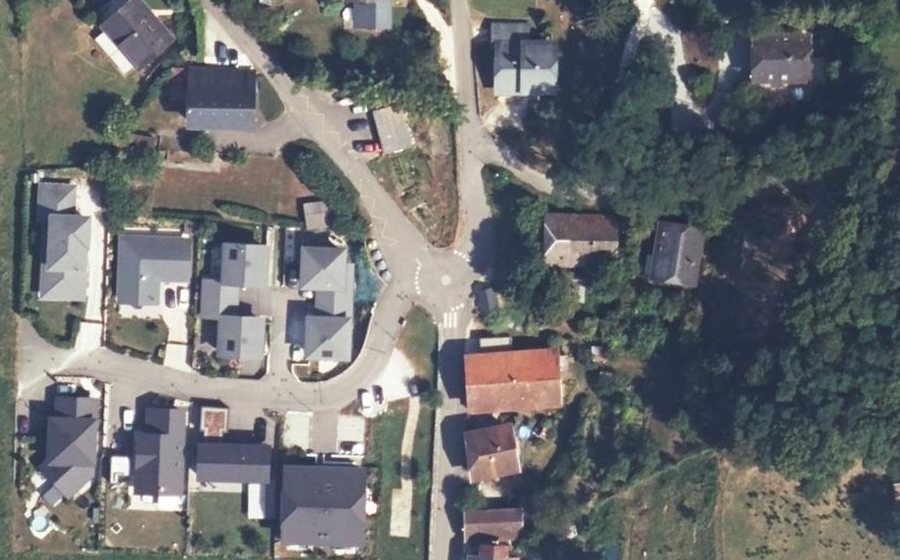 Vue aérienne du Mini-giratoire n°973984087