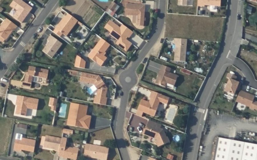 Vue aérienne du Mini-giratoire n°975276793