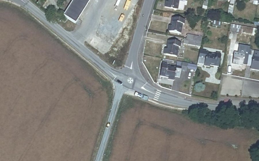 Vue aérienne du Mini-giratoire n°976526242