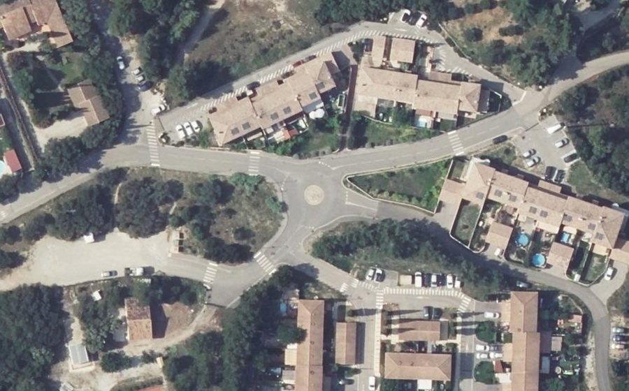 Vue aérienne du Mini-giratoire n°976665655