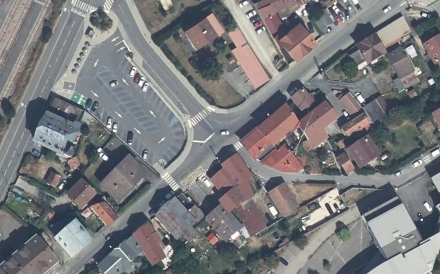 Vue aérienne du Mini-giratoire n°978653508