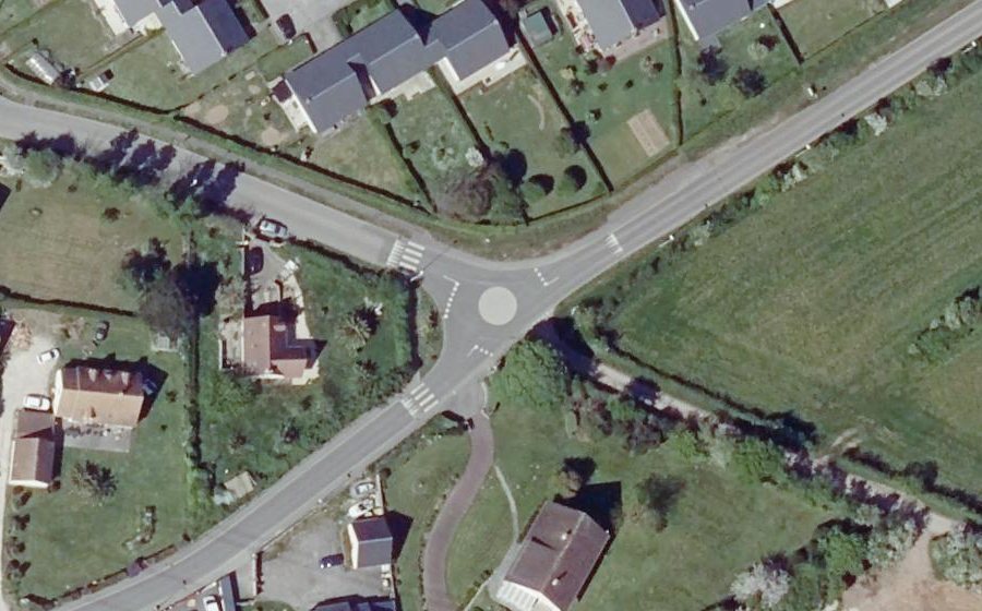 Vue aérienne du Mini-giratoire n°979625294