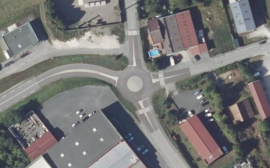 Vue aérienne du Mini-giratoire n°986900352