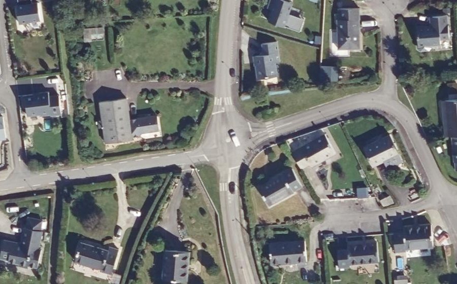 Vue aérienne du Mini-giratoire n°988201857
