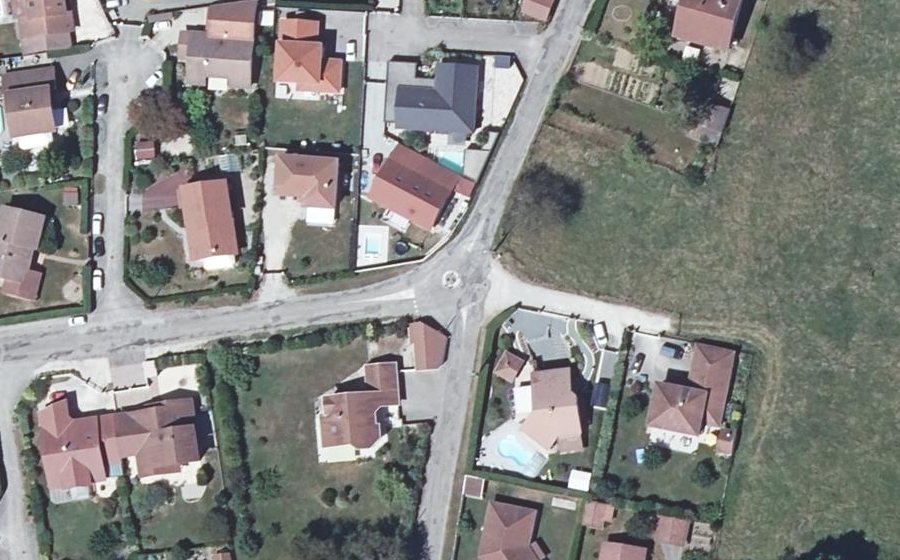 Vue aérienne du Mini-giratoire n°988316617
