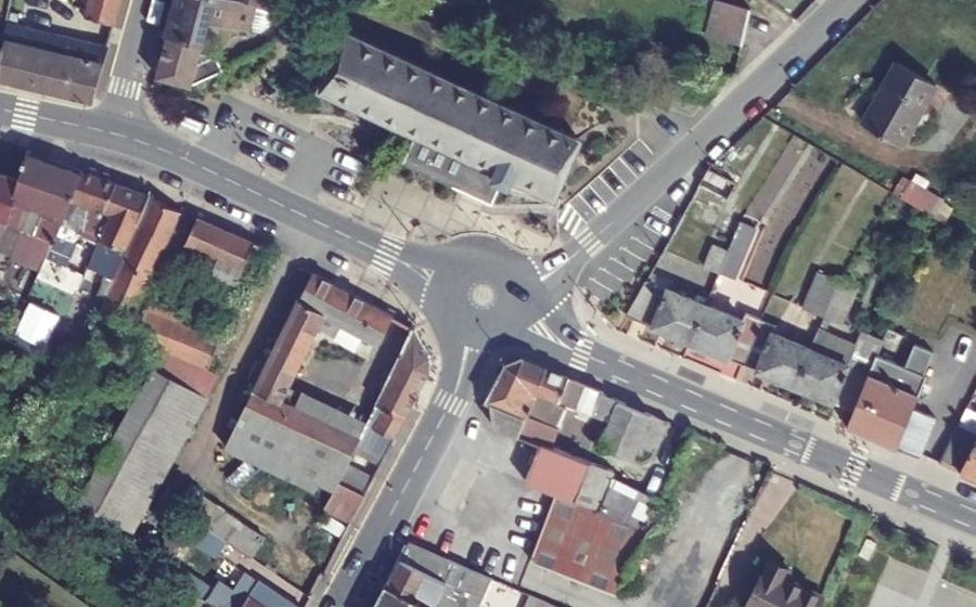 Vue aérienne du Mini-giratoire n°988502779