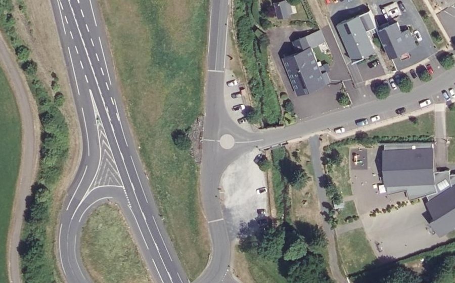 Vue aérienne du Mini-giratoire n°989008327