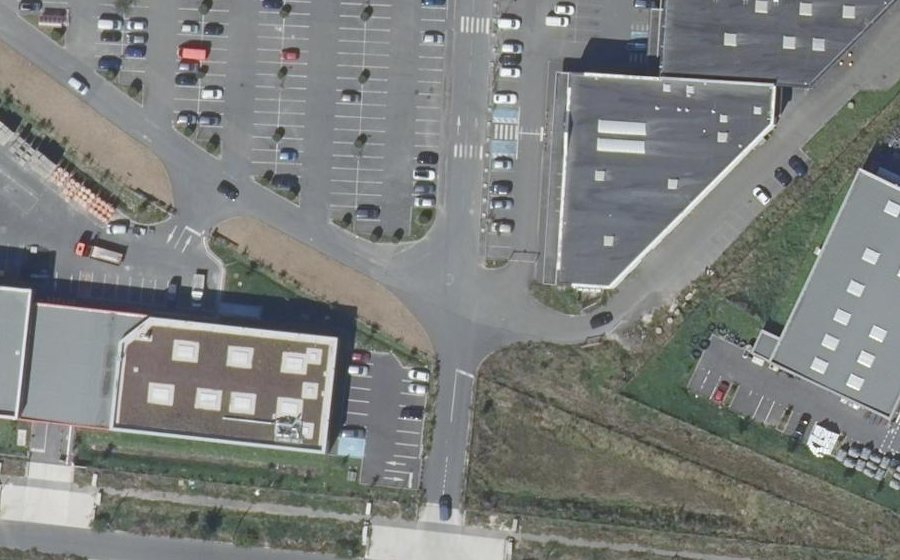 Vue aérienne du Mini-giratoire n°989381877