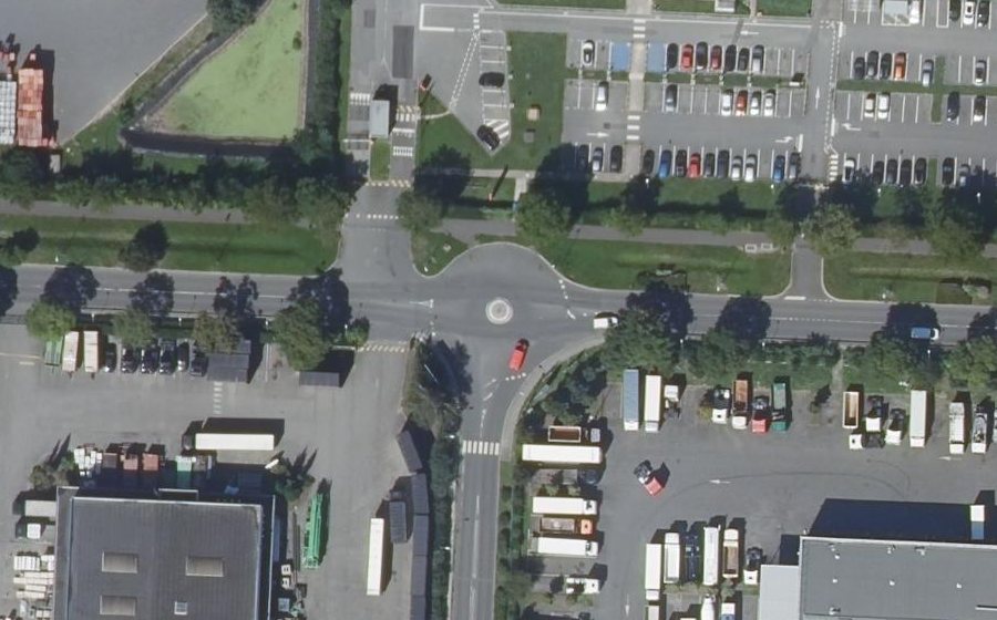 Vue aérienne du Mini-giratoire n°989386198