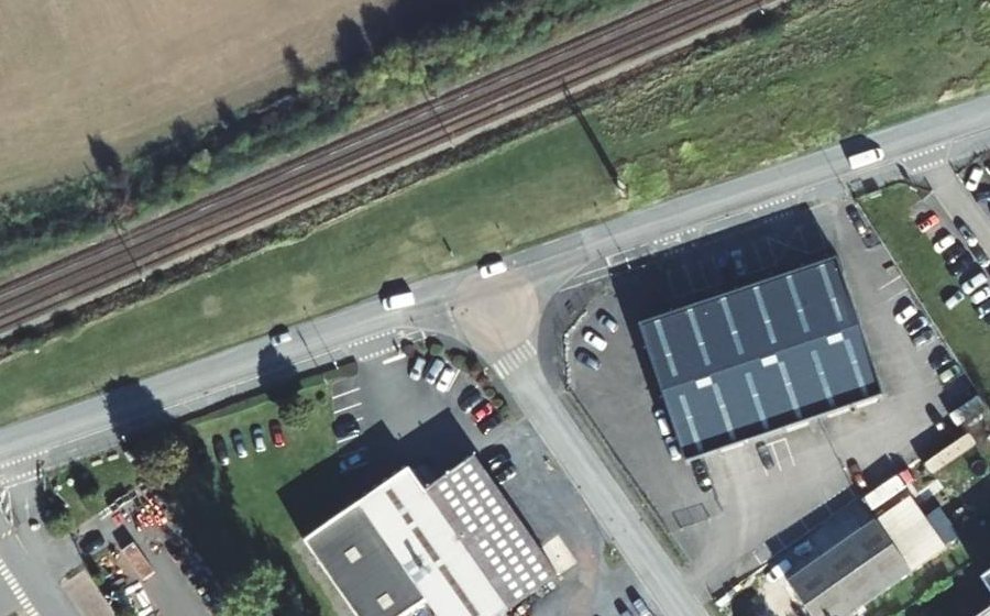 Vue aérienne du Mini-giratoire n°989529390