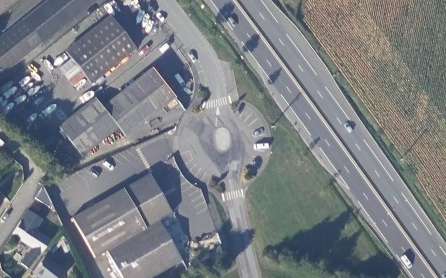 Vue aérienne du Mini-giratoire n°992478156