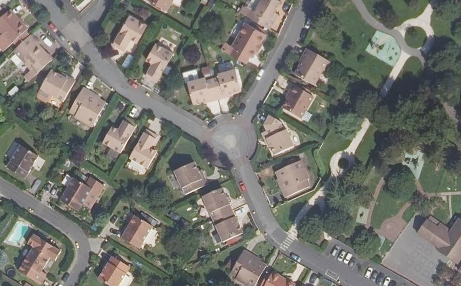 Vue aérienne du Mini-giratoire n°992597834