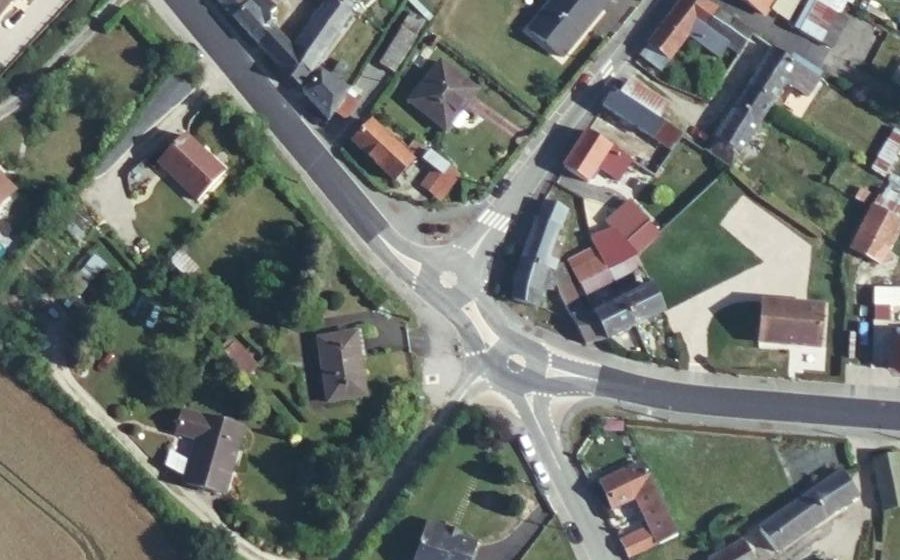 Vue aérienne du Mini-giratoire n°992889787