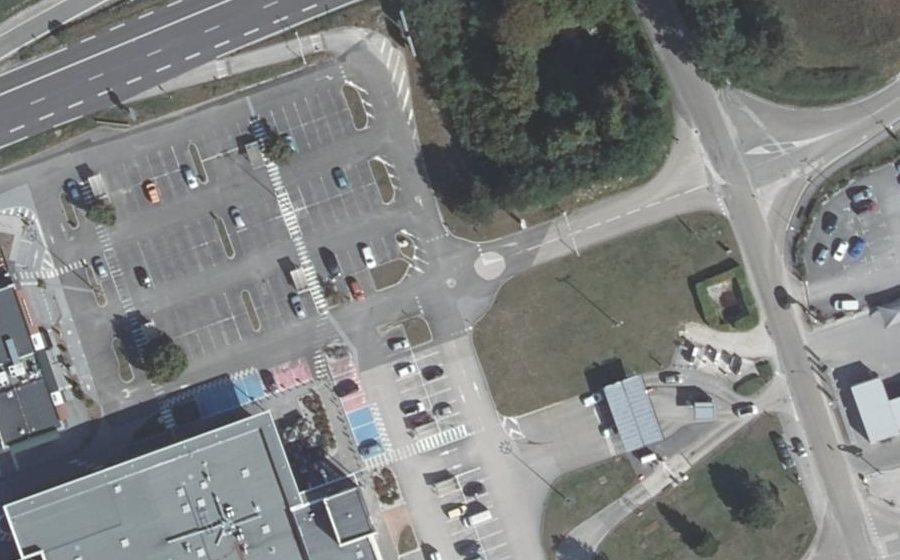 Vue aérienne du Mini-giratoire n°994036511