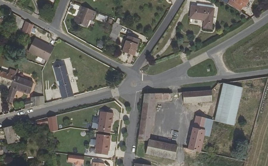 Vue aérienne du Mini-giratoire n°1000027884