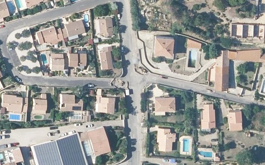 Vue aérienne du Mini-giratoire n°1000901621