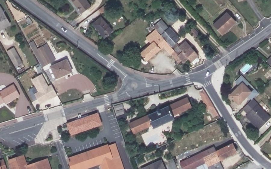 Vue aérienne du Mini-giratoire n°1001509955