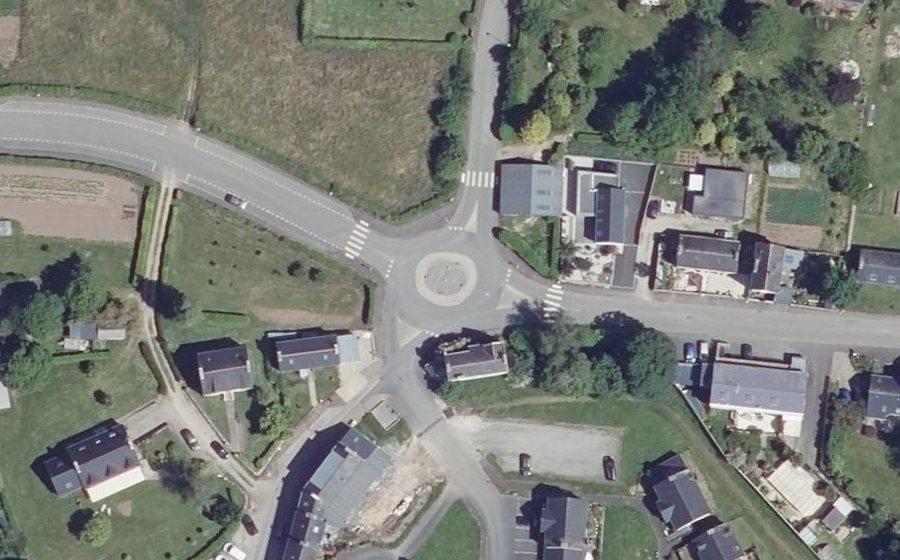 Vue aérienne du Mini-giratoire n°1003028377