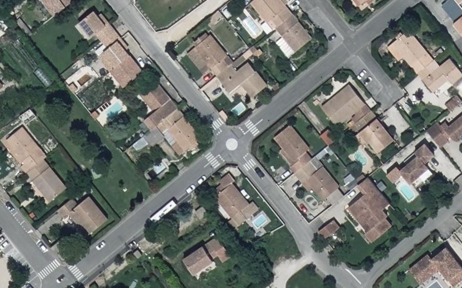 Vue aérienne du Mini-giratoire n°1014126235