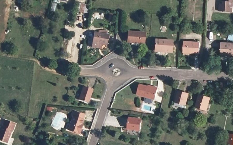 Vue aérienne du Mini-giratoire n°1015961311