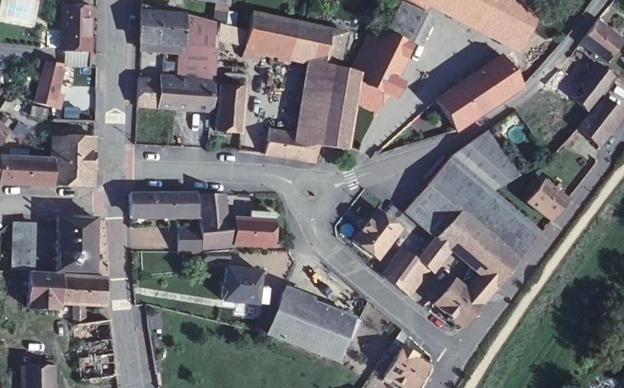 Vue aérienne du Mini-giratoire n°1017982999