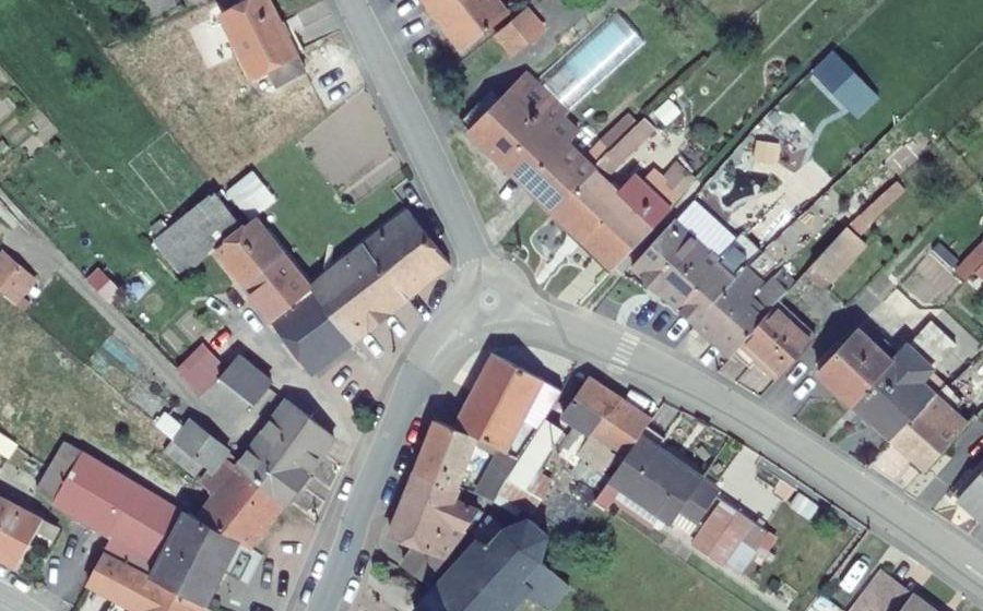 Vue aérienne du Mini-giratoire n°1018037114
