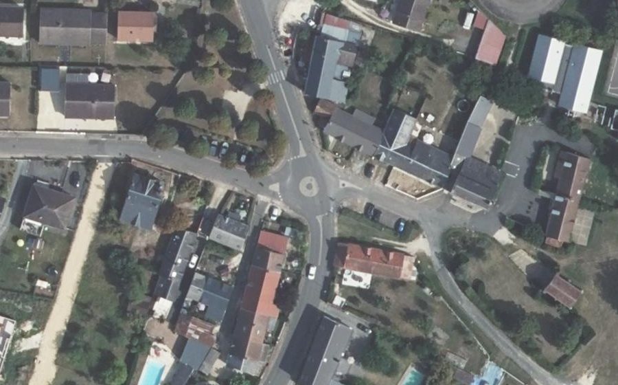 Vue aérienne du Mini-giratoire n°1022016118
