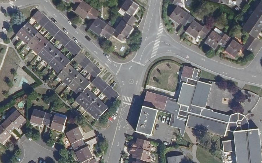 Vue aérienne du Mini-giratoire n°1027184461