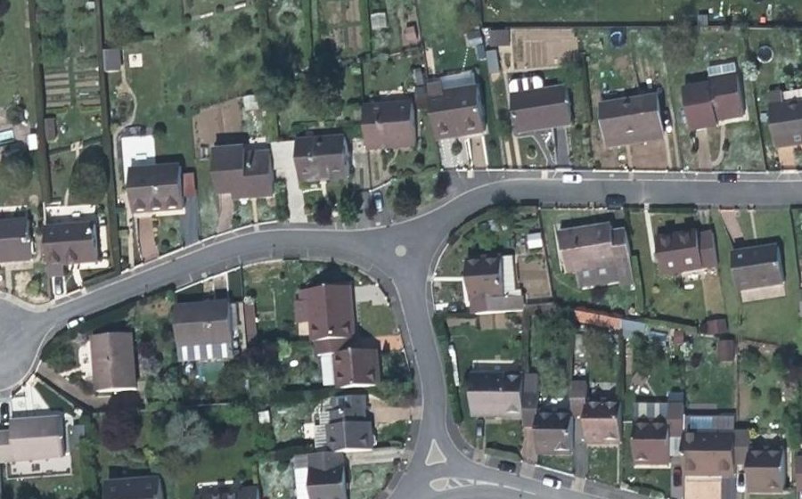 Vue aérienne du Mini-giratoire n°1033755529