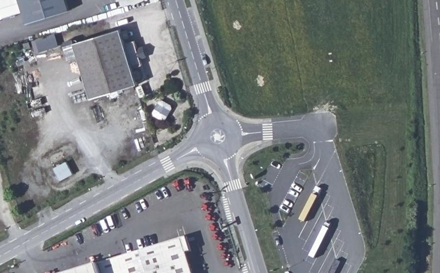 Vue aérienne du Mini-giratoire n°1036055551