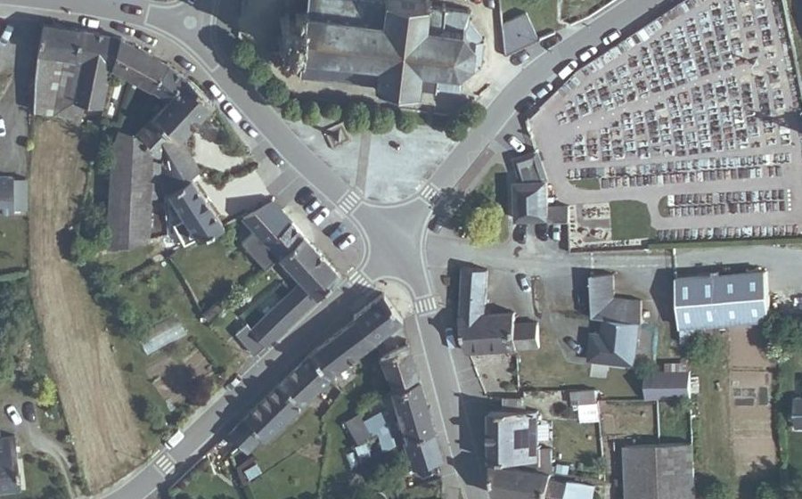 Vue aérienne du Mini-giratoire n°1038178111