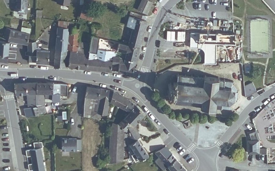 Vue aérienne du Mini-giratoire n°1038178371