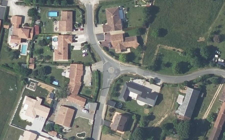 Vue aérienne du Mini-giratoire n°1040067017