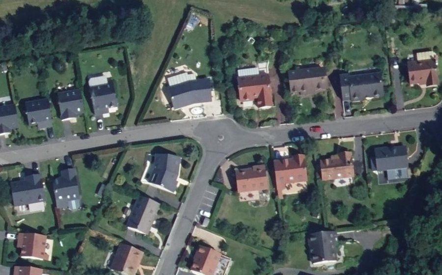 Vue aérienne du Mini-giratoire n°1042861721