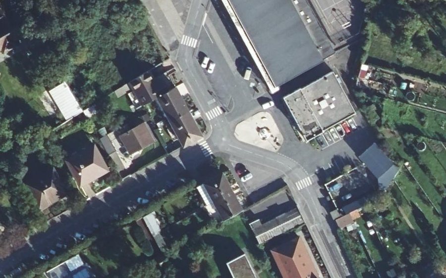 Vue aérienne du Mini-giratoire n°1051987700
