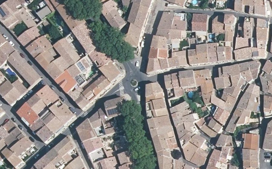 Vue aérienne du Croix de la Mission