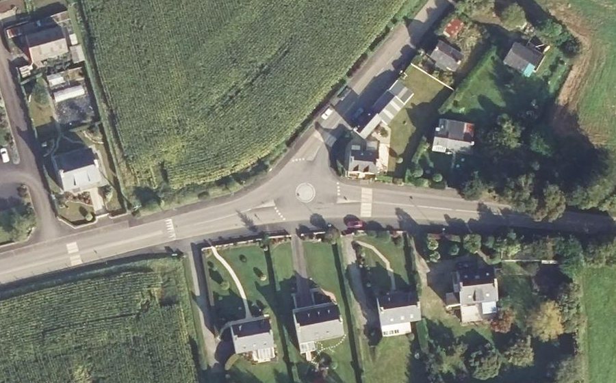Vue aérienne du Mini-giratoire n°1069154284