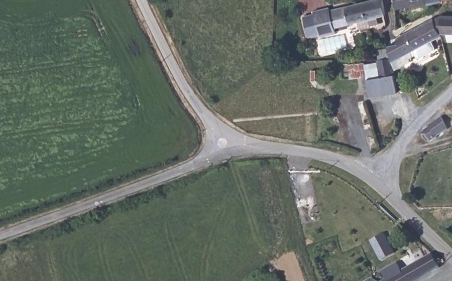 Vue aérienne du Mini-giratoire n°1070580006