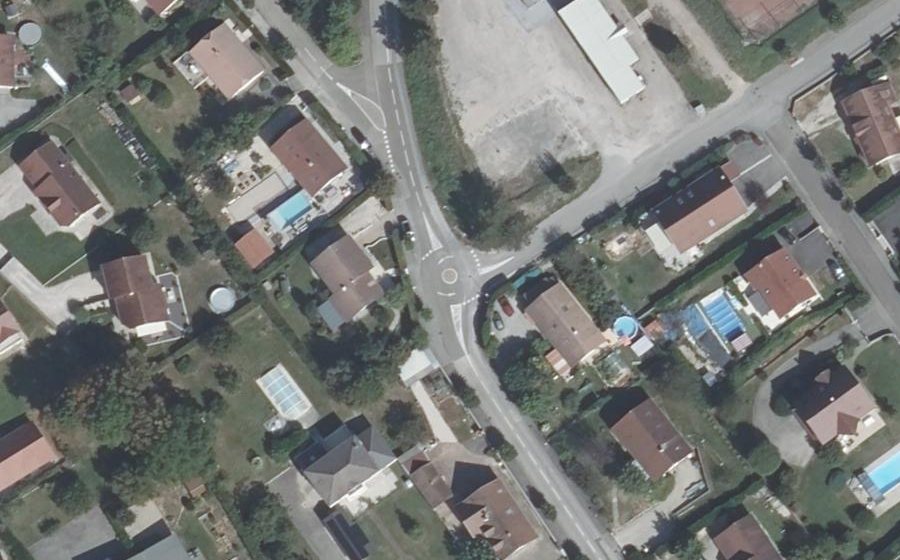 Vue aérienne du Mini-giratoire n°1075090171