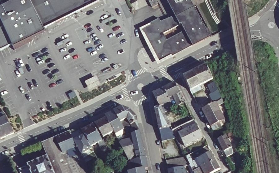 Vue aérienne du Mini-giratoire n°1077232086